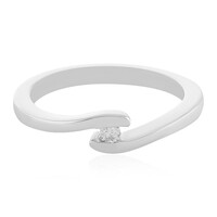 Bague en argent et Diamant I2 (H)