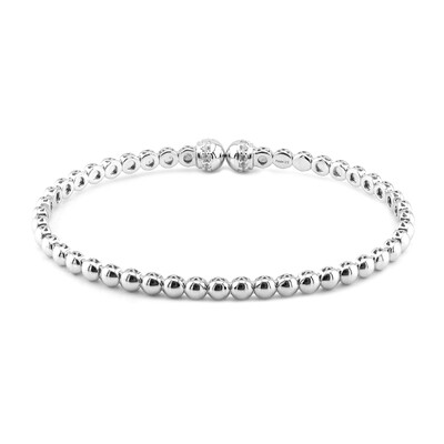 Bracelet en argent et Topaze blanche