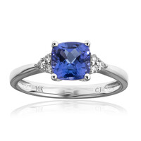 Bague en or et Tanzanite AAA