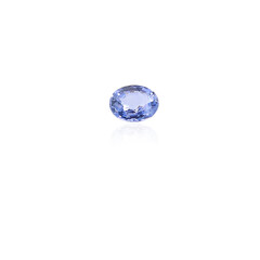 Saphir bleu de Ceylan non chauffé 0,219 ct