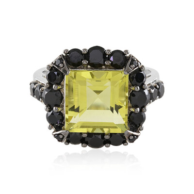 Bague en argent et Quartz de l'Ouro Verde