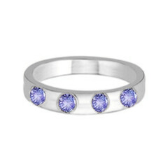 Bague en argent et Tanzanite