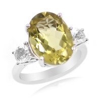 Bague en argent et Quartz de l'Ouro Verde