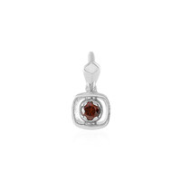 Pendentif en argent et Diamant rouge I2