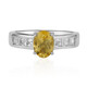 Bague en argent et Citrine