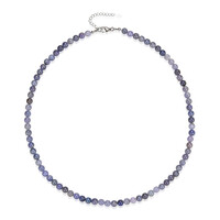 Collier en argent et Tanzanite