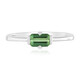 Bague en argent et Tourmaline verte de Benedito