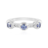 Bague en argent et Tanzanite