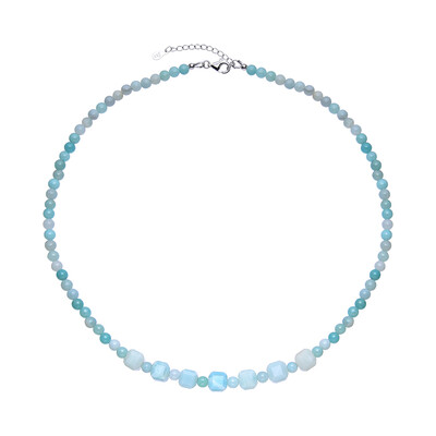 Collier en argent et Amazonite