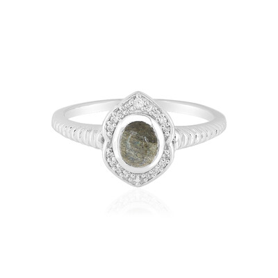 Bague en argent et Labradorite