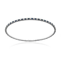 Bracelet en or et Saphir bleu de Ceylan (CIRARI)