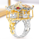 Bague en argent et Citrine (Gems en Vogue)