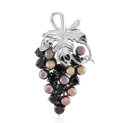 Pendentif en argent et Onyx noir