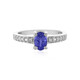 Bague en argent et Tanzanite