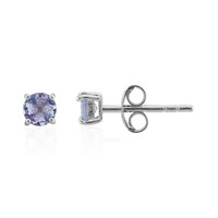 Boucles d'oreilles en argent et Tanzanite