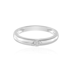 Bague en argent et Diamant I2 (J)