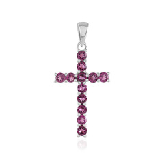 Pendentif en argent et Grenat Rhodolite