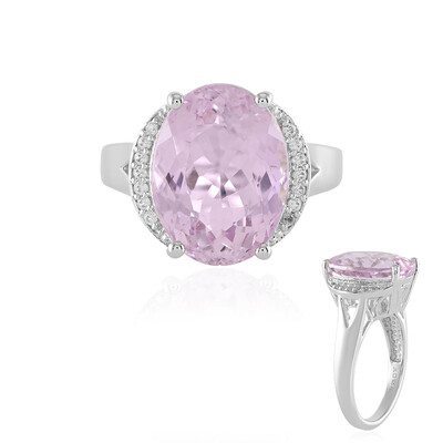 Bague en argent et Kunzite