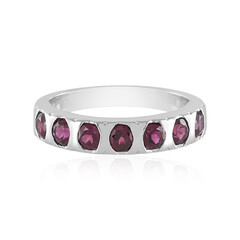 Bague en argent et Grenat Rhodolite