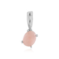 Pendentif en argent et Opale rose