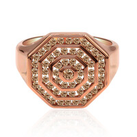 Bague en or et Diamant rose de France SI1 d'Argyle 