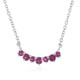 Collier en argent et Grenat Rhodolite