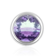 Pendentif en argent et Fluorite multicolore