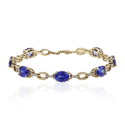 Bracelet en or et Tanzanite AAA (CIRARI)