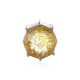 Pendentif en argent et Citrine (MONOSONO COLLECTION)