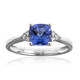 Bague en or et Tanzanite AAA