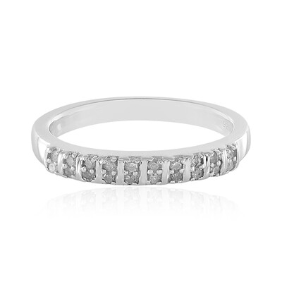 Bague en argent et Diamant I2 (I)