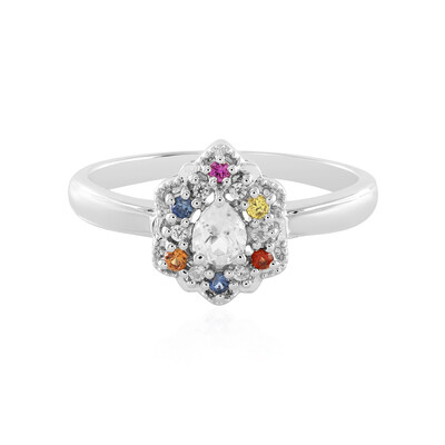 Bague en argent et Zircon