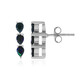 Boucles d'oreilles en argent et Opale Mezezo