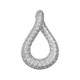 Pendentif en argent et Zircon (MONOSONO COLLECTION)