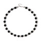 Collier en argent et Onyx noir