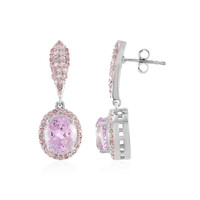 Boucles d'oreilles en argent et Kunzite