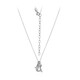 Collier en argent et Topaze blanche