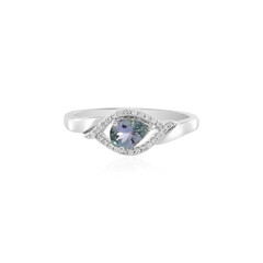 Bague en argent et Tanzanite non chauffée