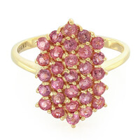 Bague en or et Saphir Padparadscha non chauffé (AMAYANI)