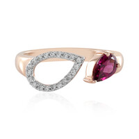 Bague en argent et Grenat Rhodolite