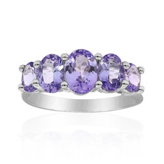 Bague en argent et Tanzanite