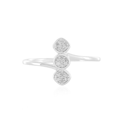 Bague en argent et Diamant I2 (I)