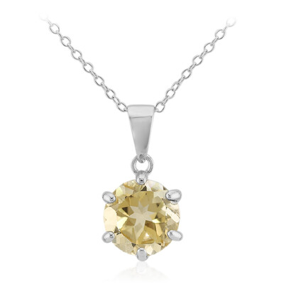 Collier en argent et Citrine