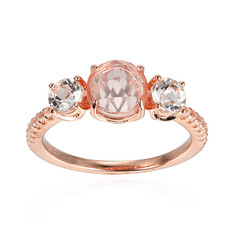 Bague en argent et Quartz rose