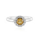 Bague en argent et Citrine