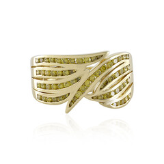 Bague en or et Diamant jaune I2 (de Melo)