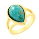 Bague en argent et Turquoise de Tyrone (Anne Bever)