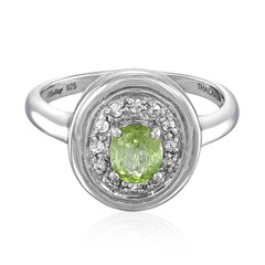 Bague en argent et Tourmaline Paraïba