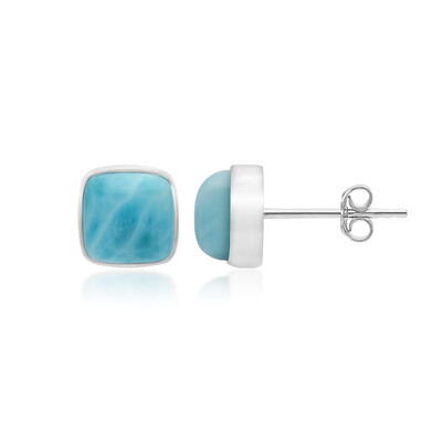 Boucles d'oreilles en argent et Larimar