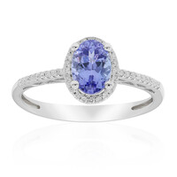 Bague en or et Tanzanite AAA